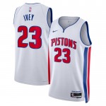 Maillot NBA Detroit Pistons Jaden Ivey 23 Nike 2022-23 Association Edition Blanc Swingman - Homme